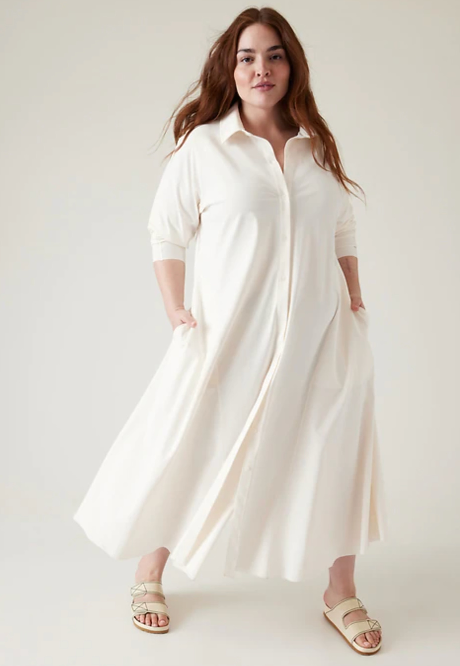 White dresses 2024 for larger ladies